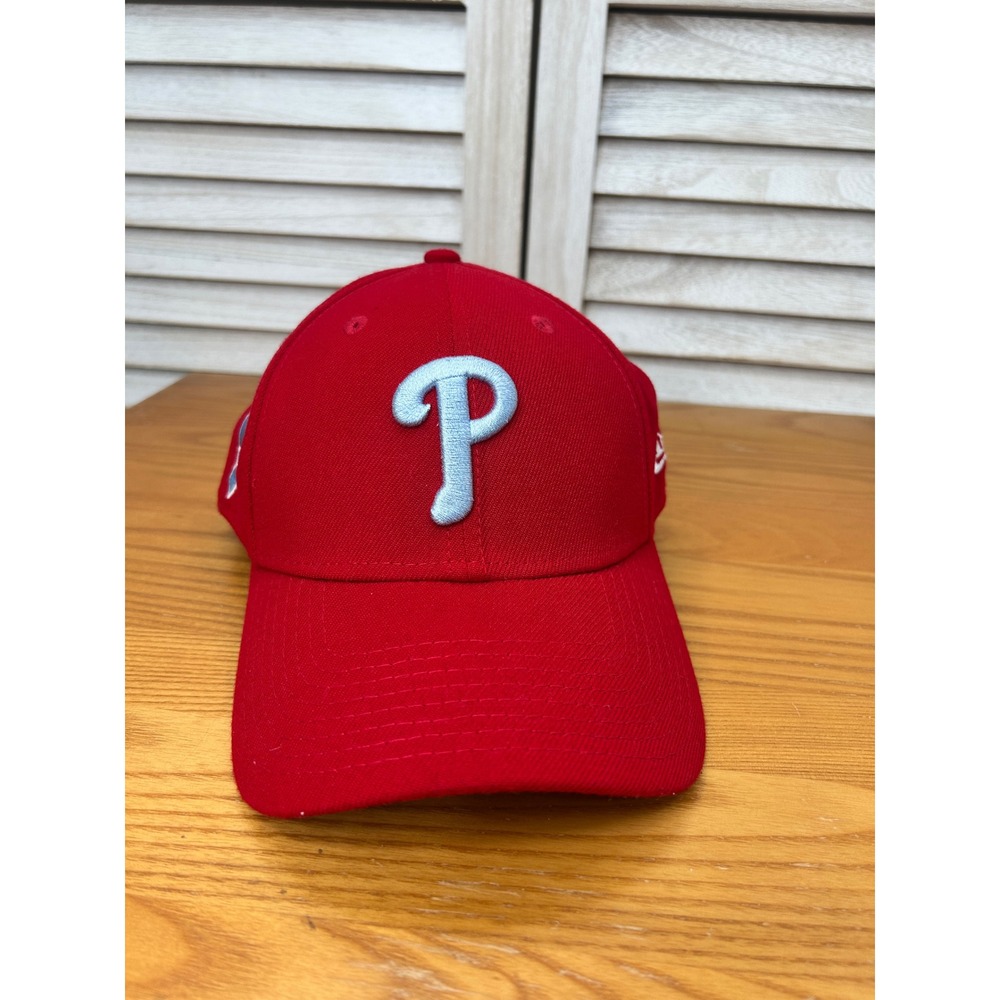 New Era Philadelphia Phillies OSFM Red Mens Baseball Cap Hat MLB